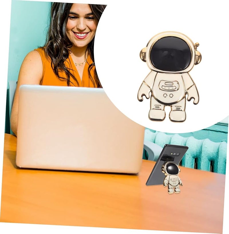 2 Pcs Folding Astronaut Phone Holder Creative Cartoon Mobile Stand For Phone Tablet Desktop Office Home Decor - Image 4